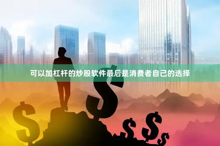 可以加杠杆的炒股软件最后是消费者自己的选择